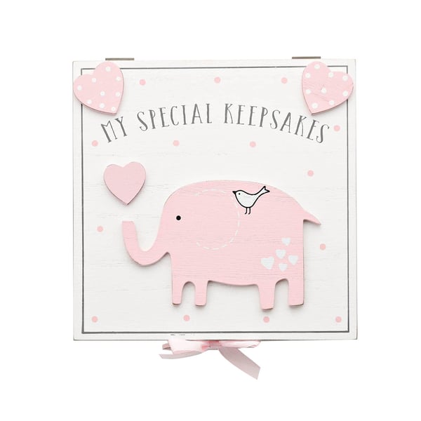 Petit Cheri' My Special Keepsake Box 16cm x 16cm - Pink