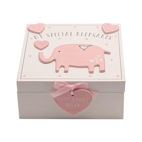 Petit Cheri' My Special Keepsake Box 16cm x 16cm - Pink