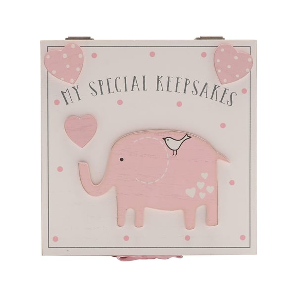 Petit Cheri' My Special Keepsake Box 16cm x 16cm - Pink