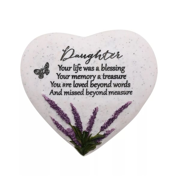 Celebrations Thoughts Of You Daughter Heart Ornament