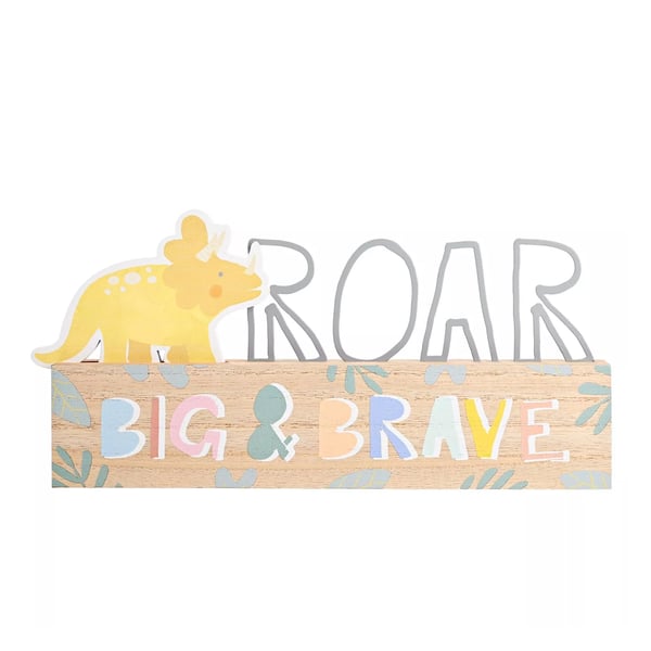 Celebrations Petit Cheri Roar Big & Brave Dinosaur Plaque Celebrations Petit Cheri Roar Big & Brave Dinosaur Plaque