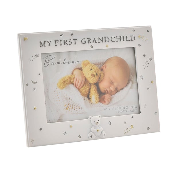 Bambino Resin First Grandchild Photo Frame 6 x 4 Bambino Resin First Grandchild Photo Frame 6 x 4