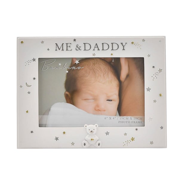 Bambino Resin Daddy & Me 6 x 4 -valokuvakehys