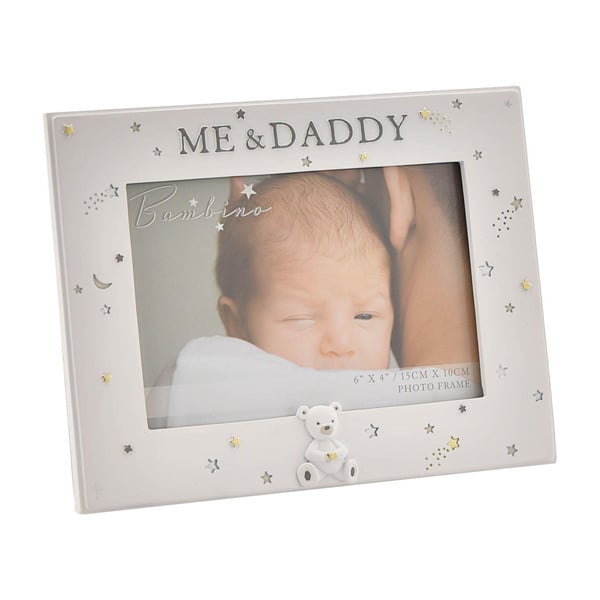 Bambino Resin Daddy & Me 6 x 4 -valokuvakehys