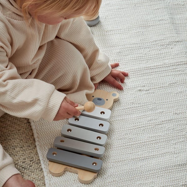 Bambino Träleksak Xylofon - Nalle