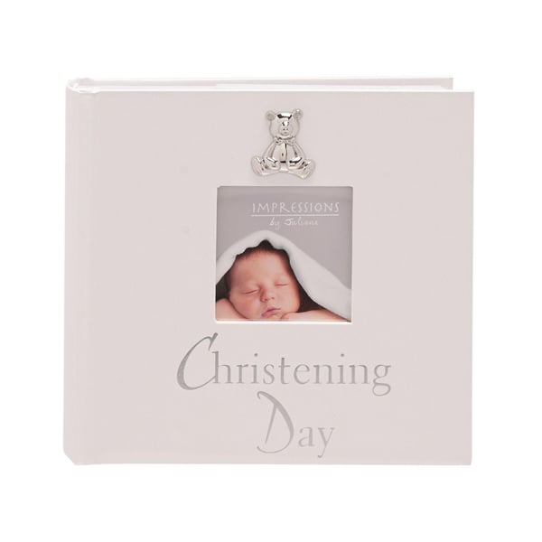 Christening Pearlised Photo Album 4 x 6