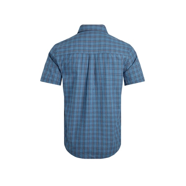 Weird Fish Mens Judd Checked Organic Cotton Short-Sleeved Shirt