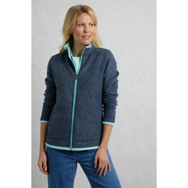 Weird Fish Womens/Ladies Ariana Grid Eco Friendly Full Zip Fleece Jacket