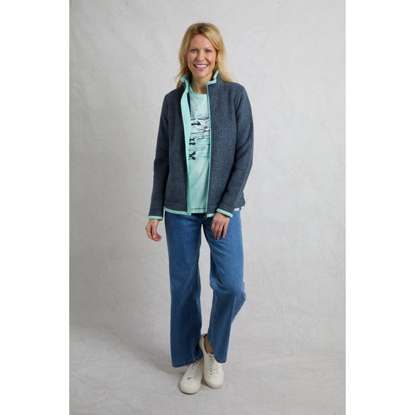 Weird Fish Womens/Ladies Ariana Grid Eco Friendly Full Zip Fleece Jacket