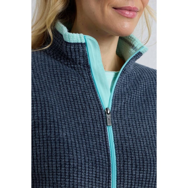 Weird Fish Womens/Ladies Ariana Grid Eco Friendly Full Zip Fleece Jacket