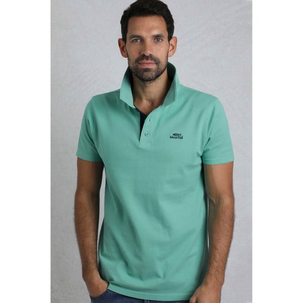 Weird Fish Mens Miles Pique Organic Polo Shirt