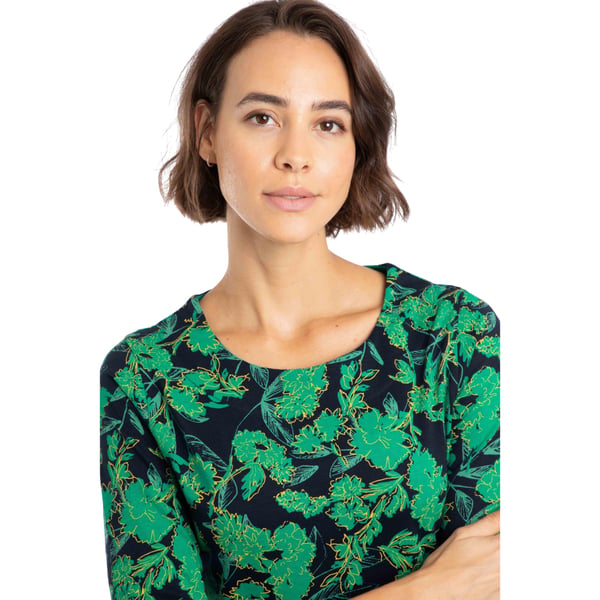 Weird Fish Womens/Ladies Shafika Printed Jersey Midi Dress