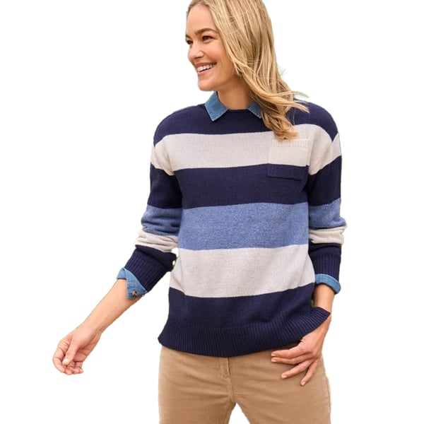 WoolOvers Womens/Ladies Longline Boat Neck Tunic
