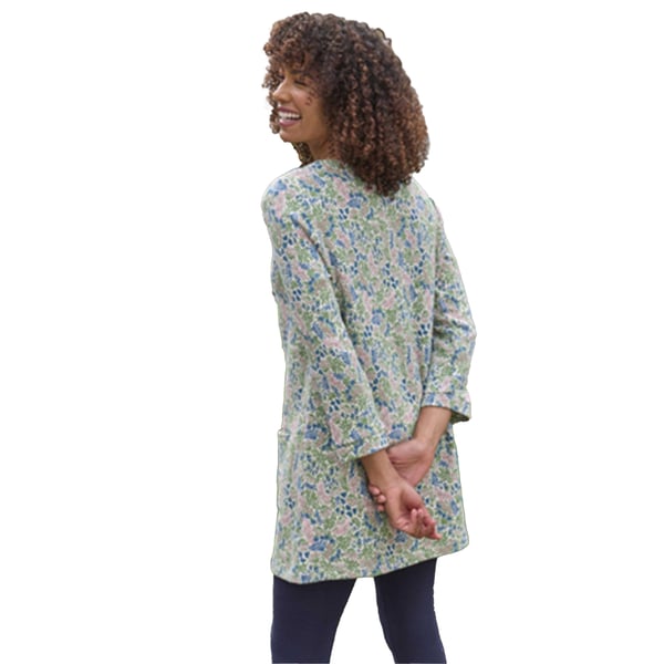 WoolOvers Womens/Ladies Leaf Jacquard Textured Tunic