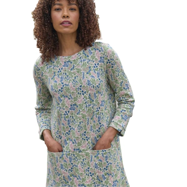 WoolOvers Womens/Ladies Leaf Jacquard Textured Tunic