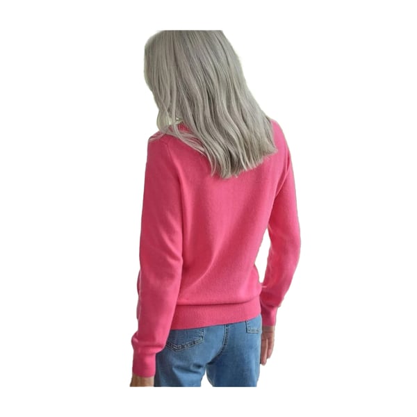 WoolOvers Womens/Ladies Cashmere Knitted Polo Shirt