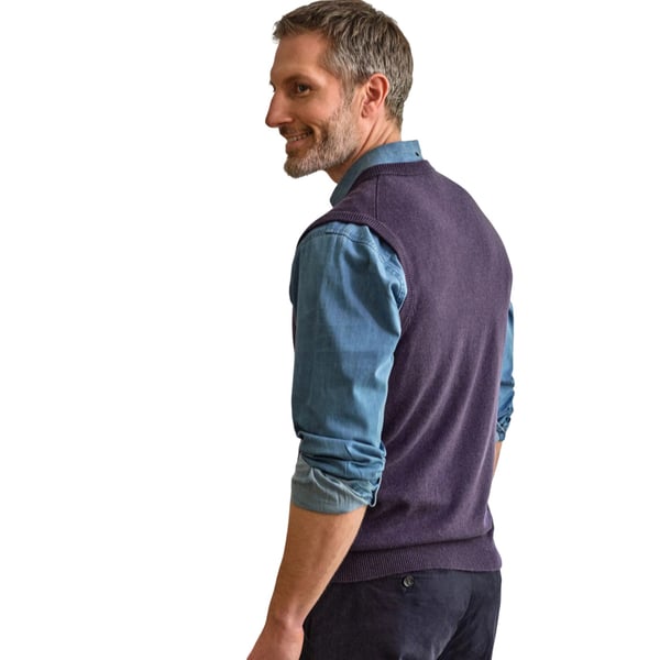 WoolOvers Mens Cashmere Sweater Vest