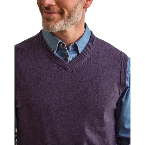 WoolOvers Mens Cashmere Sweater Vest