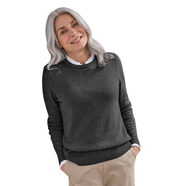 WoolOvers Womens/Ladies Classic Lambswool Crew Neck Jumper