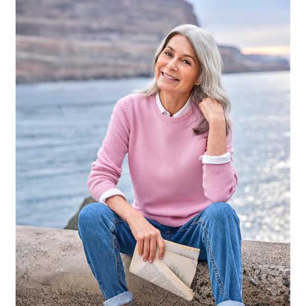 WoolOvers Womens/Ladies Classic Lambswool Crew Neck Jumper
