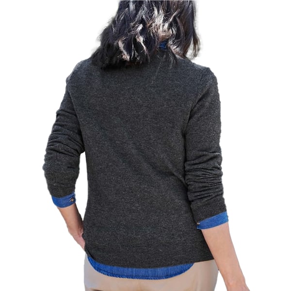 WoolOvers Womens/Ladies Cashmere V Neck Jumper