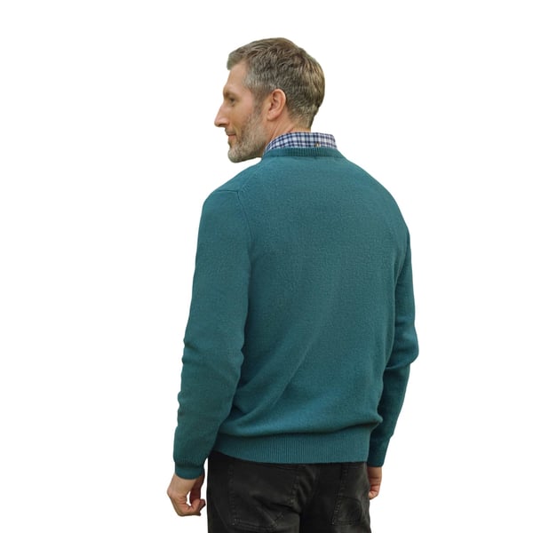 WoolOvers Mens Lambswool Crew Neck Jumper
