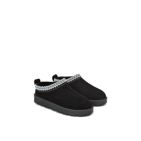 XY London Womens/Ladies Zoe Aztec Faux Fur Lined Slippers
