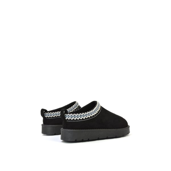 XY London Womens/Ladies Zoe Aztec Faux Fur Lined Slippers