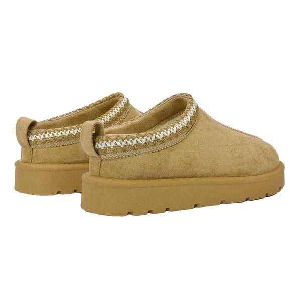 XY London Womens/Ladies Zoe Aztec Faux Fur Lined Slippers