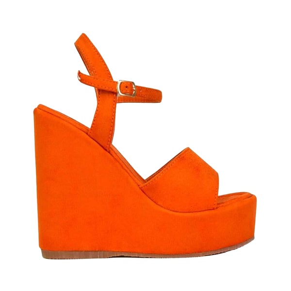 XY London Womens/Ladies Belinda Strappy Platform Heel Wedge Sandals