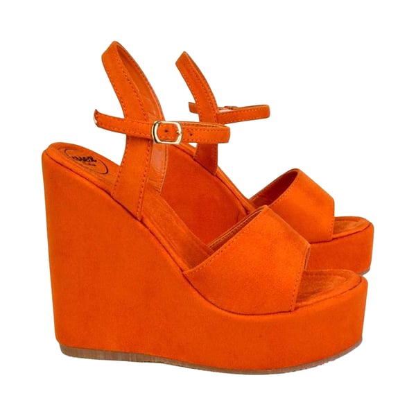 XY London Womens/Ladies Belinda Strappy Platform Heel Wedge Sandals