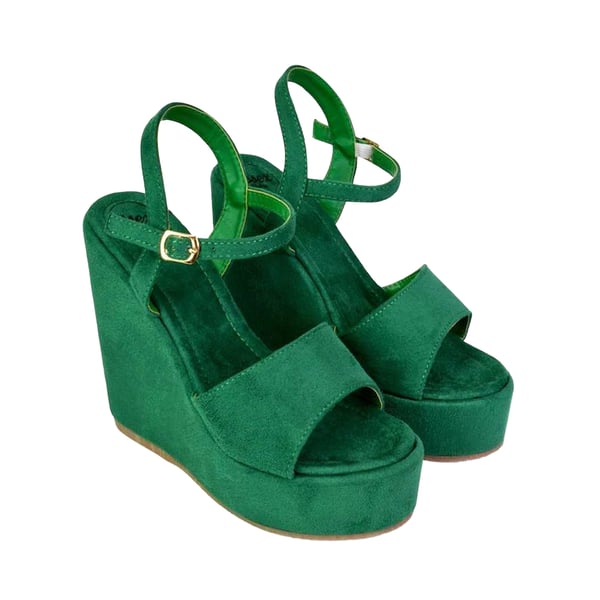 XY London Womens/Ladies Belinda Strappy Platform Heel Wedge Sandals