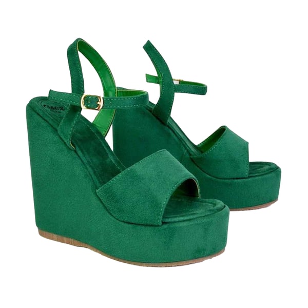 XY London Womens/Ladies Belinda Strappy Platform Heel Wedge Sandals