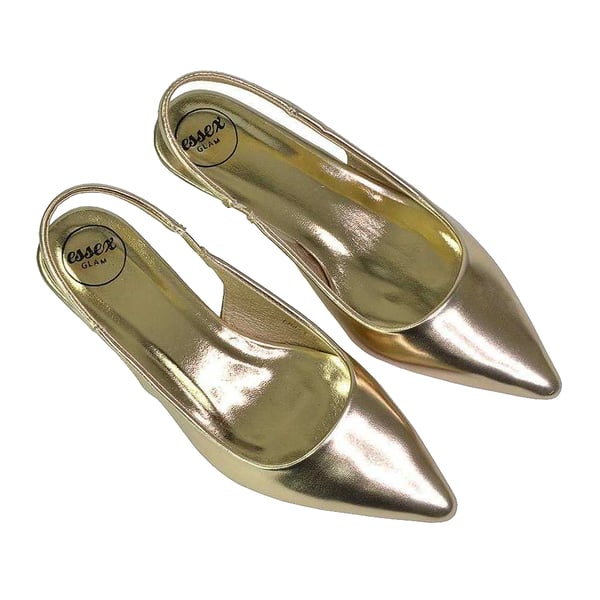 XY London Womens/Ladies Avalone Metallic Kitten Heel Sandals