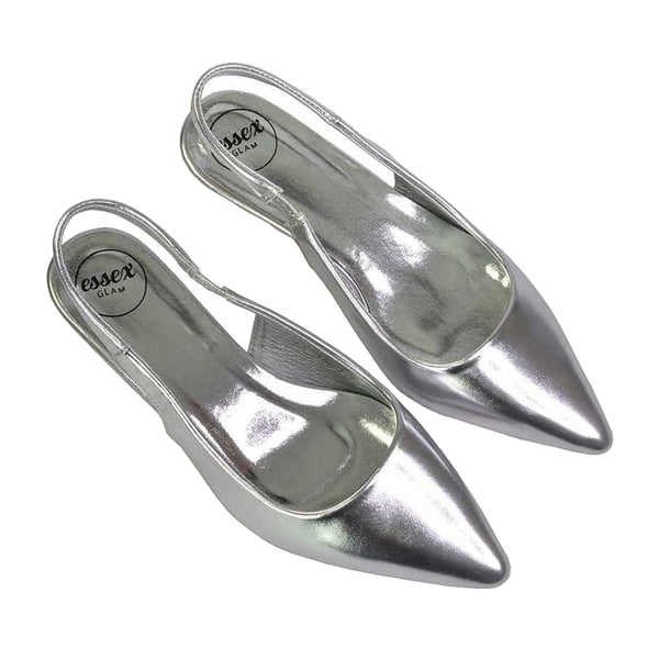 XY London Womens/Ladies Avalone Metallic Kitten Heel Sandals