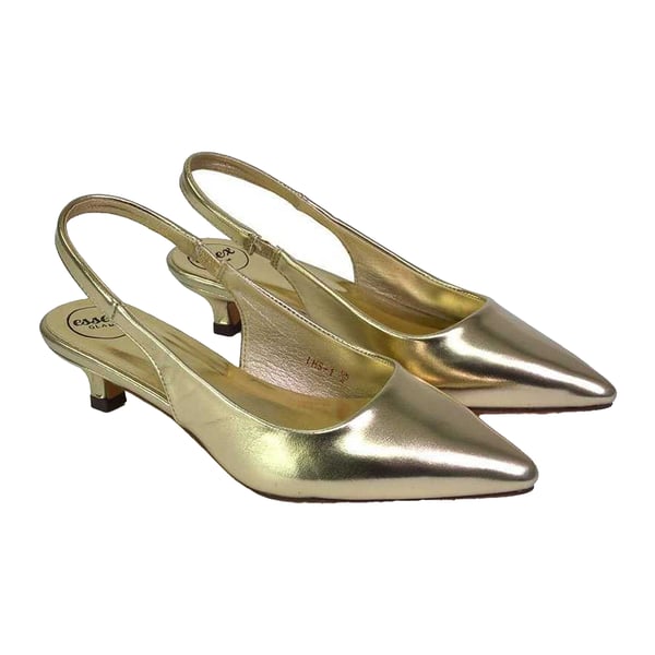XY London Womens/Ladies Avalone Metallic Kitten Heel Sandals