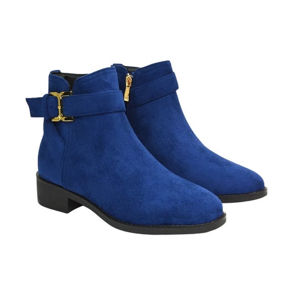 XY London Womens/Ladies Shyla Zip Low Heel Chelsea Boots