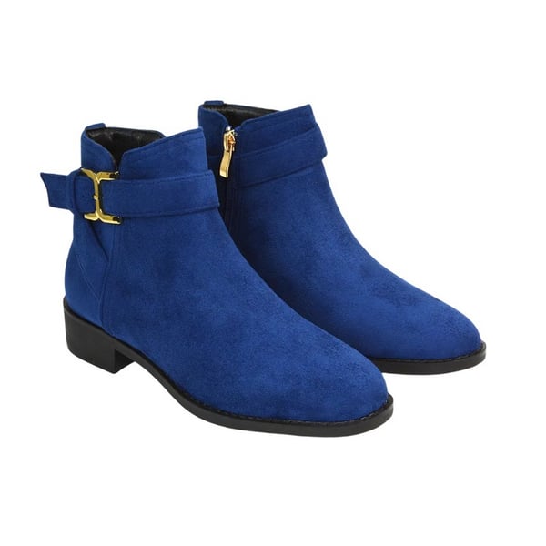 XY London Womens/Ladies Shyla Zip Low Heel Chelsea Boots XY London Womens/Ladies Shyla Zip Low Heel Chelsea Boots