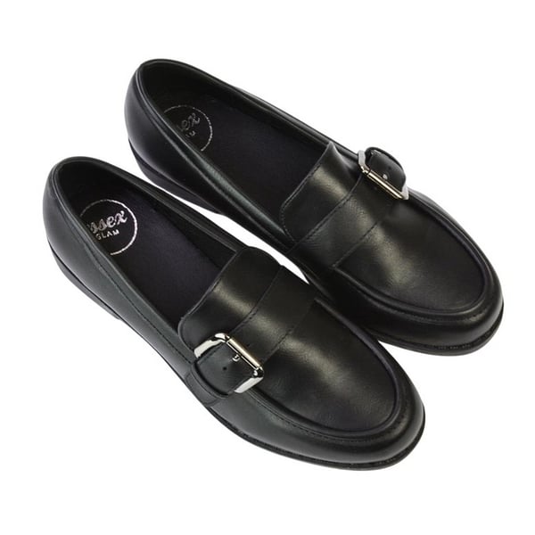 XY London Womens/Ladies Kali Chunky Buckle Detail Loafers