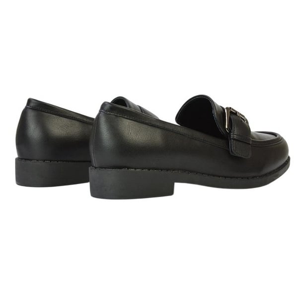 XY London Womens/Ladies Kali Chunky Buckle Detail Loafers