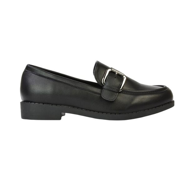 XY London Womens/Ladies Kali Chunky Buckle Detail Loafers