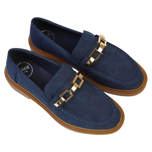 XY London Womens/Ladies Dakoa Chain Detail Loafers