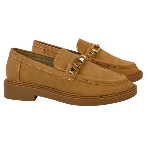 XY London Womens/Ladies Dakoa Chain Detail Loafers
