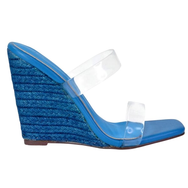 XY London Womens/Ladies Shea Strappy Wedge Espadrilles