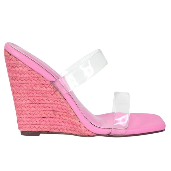 XY London Womens/Ladies Shea Strappy Wedge Espadrilles