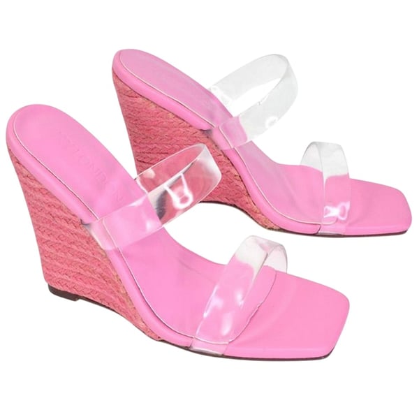 XY London Womens/Ladies Shea Strappy Wedge Espadrilles