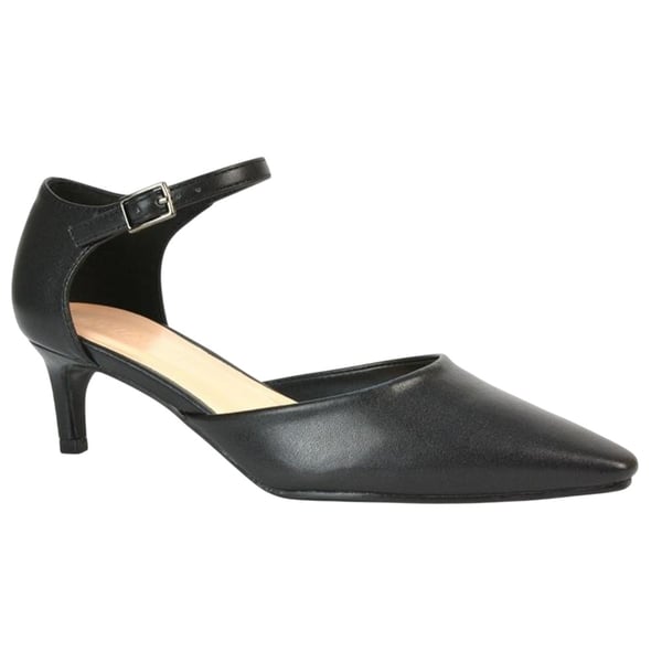 XY London Dam Kacey Ankelrem Kitten Heel Pumps