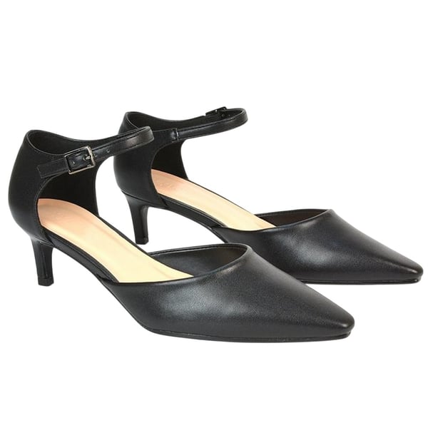 XY London Dam Kacey Ankelrem Kitten Heel Pumps