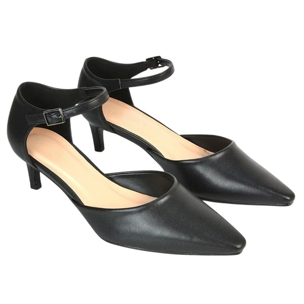 XY London Dam Kacey Ankelrem Kitten Heel Pumps