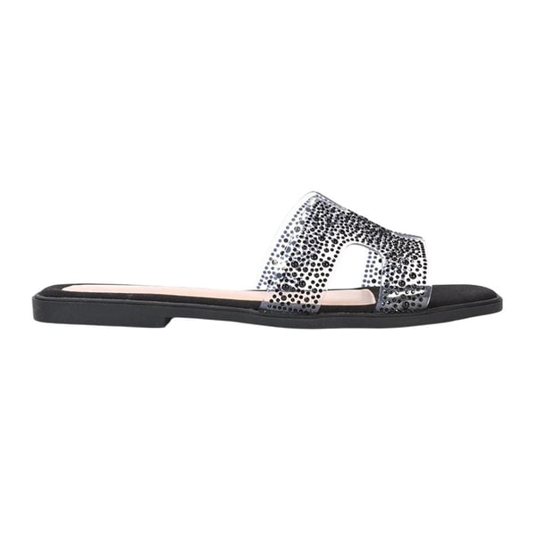 XY London Womens/Ladies Patsy Diamante Square Toe Sandals